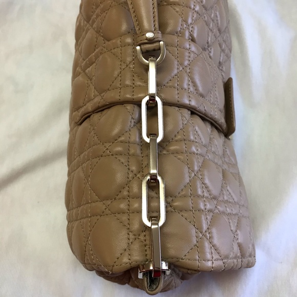 💯 authentic Dior new lock medium lamb natural - Picture 10 of 16